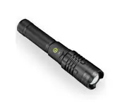 C94 Strong Light Flashlight Aluminum Alloy Telescopic Zoom USB Rechargeable Waterproof LED Flashlight for Outdoor Activity Hiking