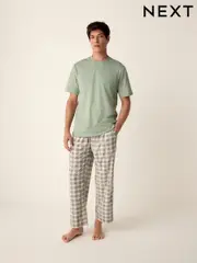 Sage Green Motionflex Cosy Pyjamas Set (AB1405) | $51