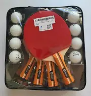 NEW JP Winlock Ping Pong Set of 4 Table Tennis Racket