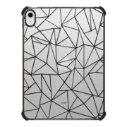 iPad 10.9-inch (10th gen) iPad Impact Case Abstraction Outline Black on White