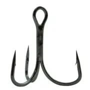 Gamakatsu Treble Extra Wide Gap Treble Hook NS Black Size #6- 77407