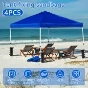 4Pcs Canopy Weight Bag Oxford Cloth Empty Weighting Sand Bag Reusable Tent xibEM