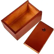 Abaodam Wooden Pet Cremation Urn for Ashes Durable Keepsake Casket for Cats and Dogs Elegant Design Small Comfort for Pet Loss Remembrance