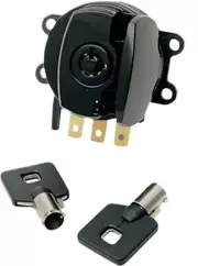 HardDrive Side Hinge Ignition Switch, Black | 27-041BK