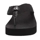 Calvin Klein MEENA Casual BLACK Thong Platform Flip Flop Sandals | 9M