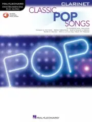 Classic Pop Songs Clarinet Instrumental Play-Along Book and Audio NEW 000244241