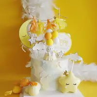 在飛比找Yahoo奇摩購物中心優惠-萌星擺件 星星造型 皇冠 蛋糕裝飾 插牌 佈置蛋糕 生日蛋糕