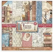 Stamperia, Vintage Library 12 x 12 Inch Paper Pack