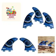 New Zealand Surfboard Fins 3 Thruster Fins Set High Performance Fiberglass Re...