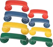 ifundom 8pcs Kids Simulation Handset Props Realistic Plastic Pretend for Classroom Enhance Language Skills Communication