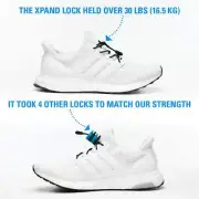 Xpand Elastic Shoe Laces - Quick Release Round Laces - 1 Fluro & 2 Neon Colours