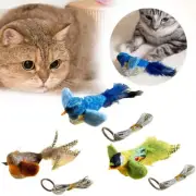 1pcs Lifelike Chirping Bird Cat Interactive ToysSound Simulated Indoor-Exercises