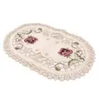 Oval Flower Table Runners Tablecloth Dining Living Room Table Home Decoration 9L