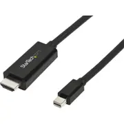 StarTech.com 10ft (3m) Mini DisplayPort to HDMI Cable, 4K 30Hz Video, Mini DP to HDMI Adapter/Converter Cable