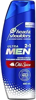 [Head & Shoulders] Ultra Men Old Spice, Mens 2 in 1 Anti Dandruff Shampoo and Conditioner 400ml