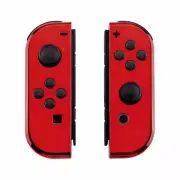 "Chrome Red" Nintendo Switch Custom Joy-Con's Controllers Unique Design