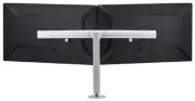 Atdec Black AWMS-R40 Dual display crossbar on 400mm post. Max load: 7kg per arm