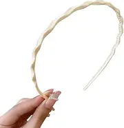 [CAZSTYK] Candygirl HeadBands for Girl Wavy HeadBand for Kid Thin Headband Slip