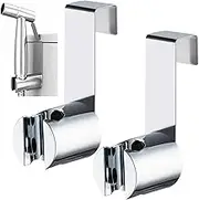 2pcs Bathroom Handheld Sprayer Holder,No Drilling for Handheld Bidet, Wand, Shower,Diaper Sprayer