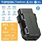 TOPDON TopScan OBD2 Scanner Bluetooth Diagnostic Tool Car All System Active Test