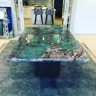Amazonite Green Marble Tabletop / Countertop / Dining Tabletop / Luxury Decor