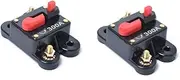 GRADENEVE 2pcs 300 Gfci Circuit Breaker 300 Amp Electric Breaker Car Audio/Marine Boat Bike Stereo Inline Fuse Inverter