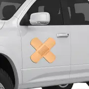 Band-aid magnetic car stickers
