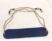 Blue Cubby Strap Swing with Adjustable Ropes Tree Playground Belt replacement