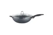 Baccarat Granite Non Stick Wok with Lid 30cm