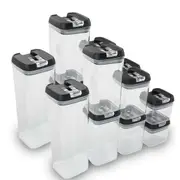 Kitchen Barware Airtight Food Storage Pantry Organizer Kit Set - 14