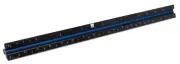 WEN ME333R 12" Aluminum Triangular Architect Ruler, Laser-Etched Imperial Scales