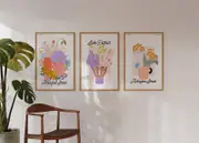 [Namly Design] Poster - Flora Moderna Series / Set of 3