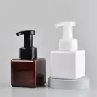 250ml Square PET Foam Bottle Soap Dispensers Press Hand Sanitizer Bathroom