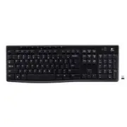 Logitech K270 2.4 GHz Wireless Full Size Spill resistant Durable Keyboard AU