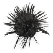 2 Pcs Synthetic Tousled Hair Bun Chignon Hair Elastic Band Messy Bun Hairpiece Short Ponytail Hair Extension For Women