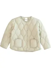 Toddler Girl Onion Quilted Jacket