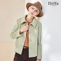 在飛比找蝦皮商城優惠-【Diffa】保暖翻領設計外套3868-1404