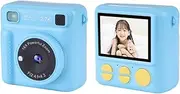 Snblzhef Instant Print Camera 1080P HD Digital Video Cameras with 3Print Paper Portable Travel Toy Camera for Kids BirthdayGift,A
