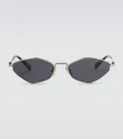 [Miu Miu] Miu Miu Logo sunglasses One Size gold
