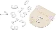 Kisangel Monthly Milestone Sign for Room Wooden Newborn Milestone Cards Photo Prop Decorative Set