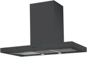 Chef 90cm Canopy Rangehood Black