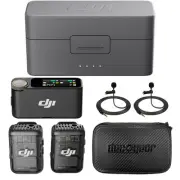 DJI Mic 2 (2 TX + 1 RX + Charging Case) All-in-one Wireless Microphone Bundle