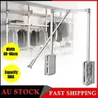 Wardrobe Hanging Rails Lift / Pull Down Clothes Hanger Space Adjust 60~86cm NEW