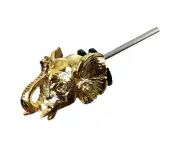 Stainless Steel Animal Wine Aerator & Liquor Pourer-Deluxe Decanter Spout for Robust Red and White Wine - Gold