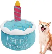 Dog Birthday Cake Toy | Plush Cake Dog Chew Toy | Birthday for Dogs, Dog Birthday Toy, Plush Dog Chew Toy, Pup Cake Puppy Cupcake Plush Washable for Birthday Party