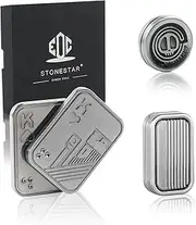 STONESTAR Fidget Toys Pack - Magnetic Metal Fidget Slider Haptic Coin Collection, EDC Fidget Toy for Adults, Helps Relieve ADHD/Anxiety/Stress (Silver)