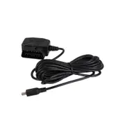 Universal OBD Power Cable for Dash Camera 24 Hours Surveillance with Switch Button Micro USB Port