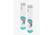 Funimation Dragonball Super Chibi SSGSS Vegeta Crew Socks - One Size Fits Most