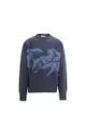 Kenzo Polar Bear-Print Cotton Sweatshirt - KENZO - Blue