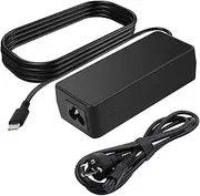 Llamatec 65W Type-C Charger with 1.8m (6ft) USB C Cord for Apple MacBook, Dell, HP Spectre, Lenovo IdeaPad, Yoga, Lenovo X1 Carbon, Razer Blade Stealth, Asus ZenBook 3, Nintendo Switch and More